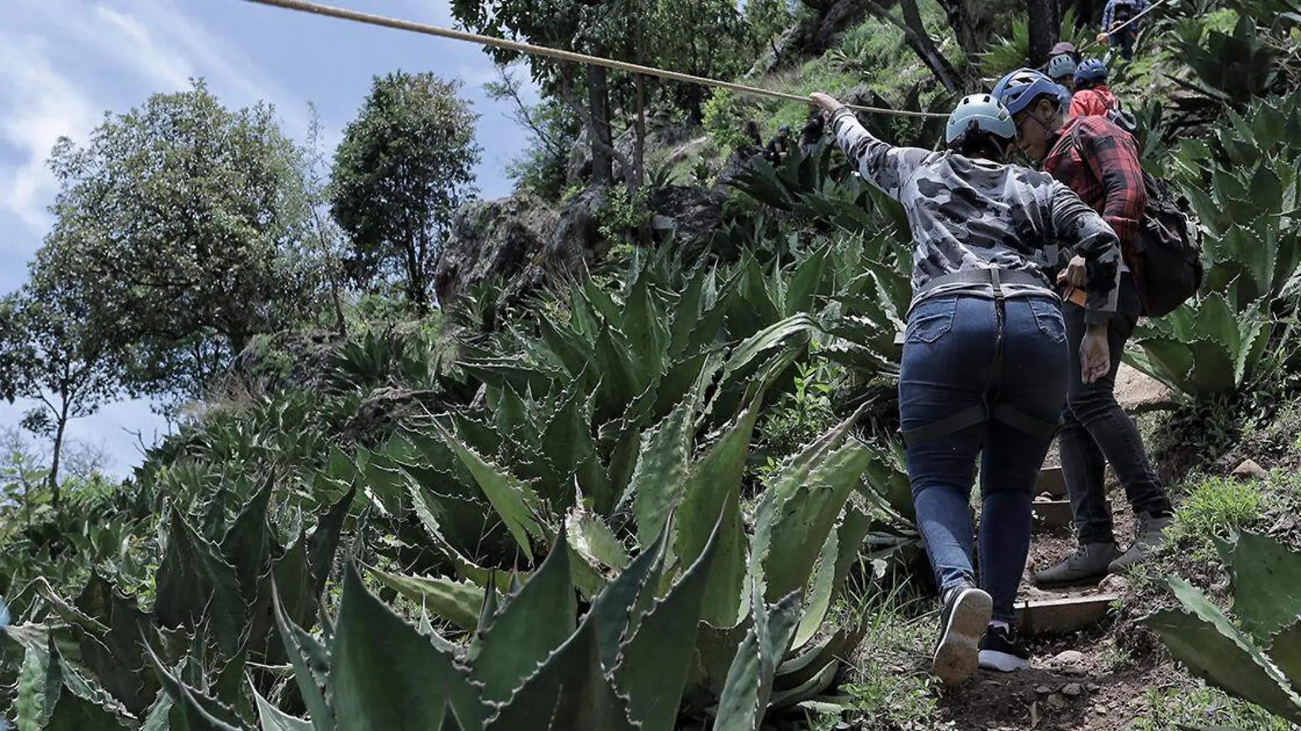 Etúcuaro celebra tres años con su tirolesa